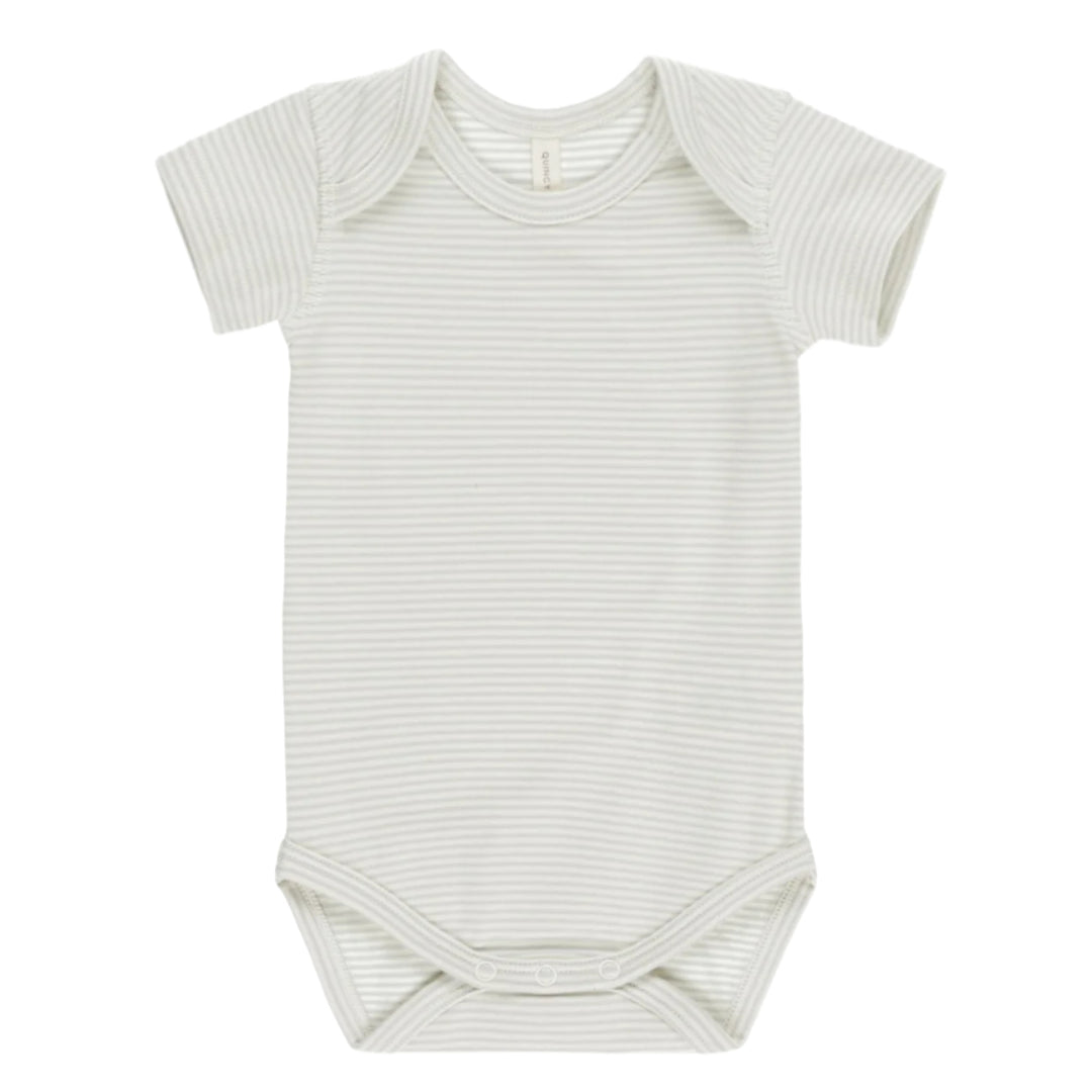 Quincy Mae bodysuit blue stripes