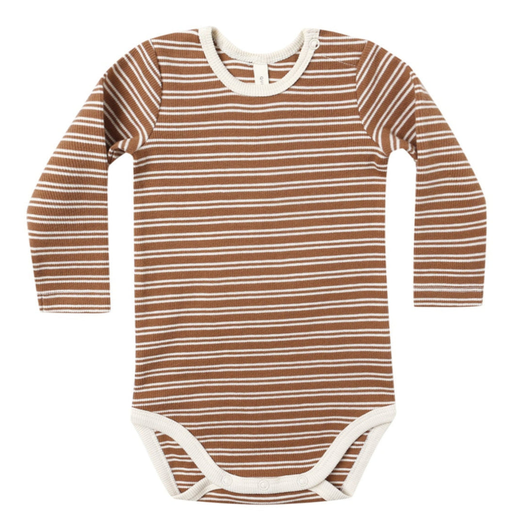 Quincy Mae cedar stripe bodysuit