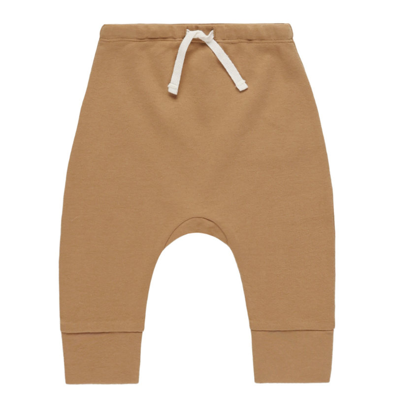 Quincy Mae drawstring pants golden