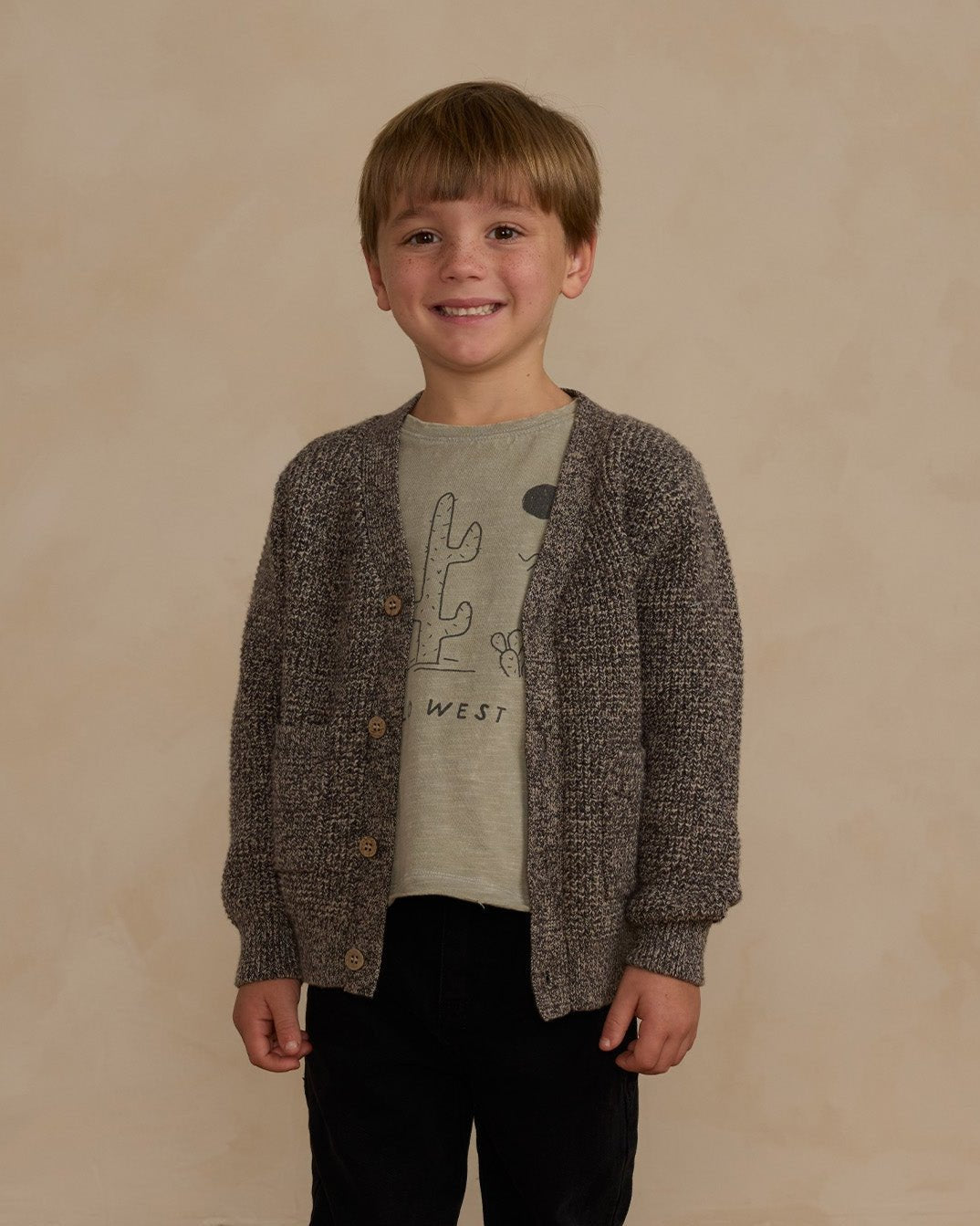 Rylee & Cru - Wynn Cardigan in Black (6-7)