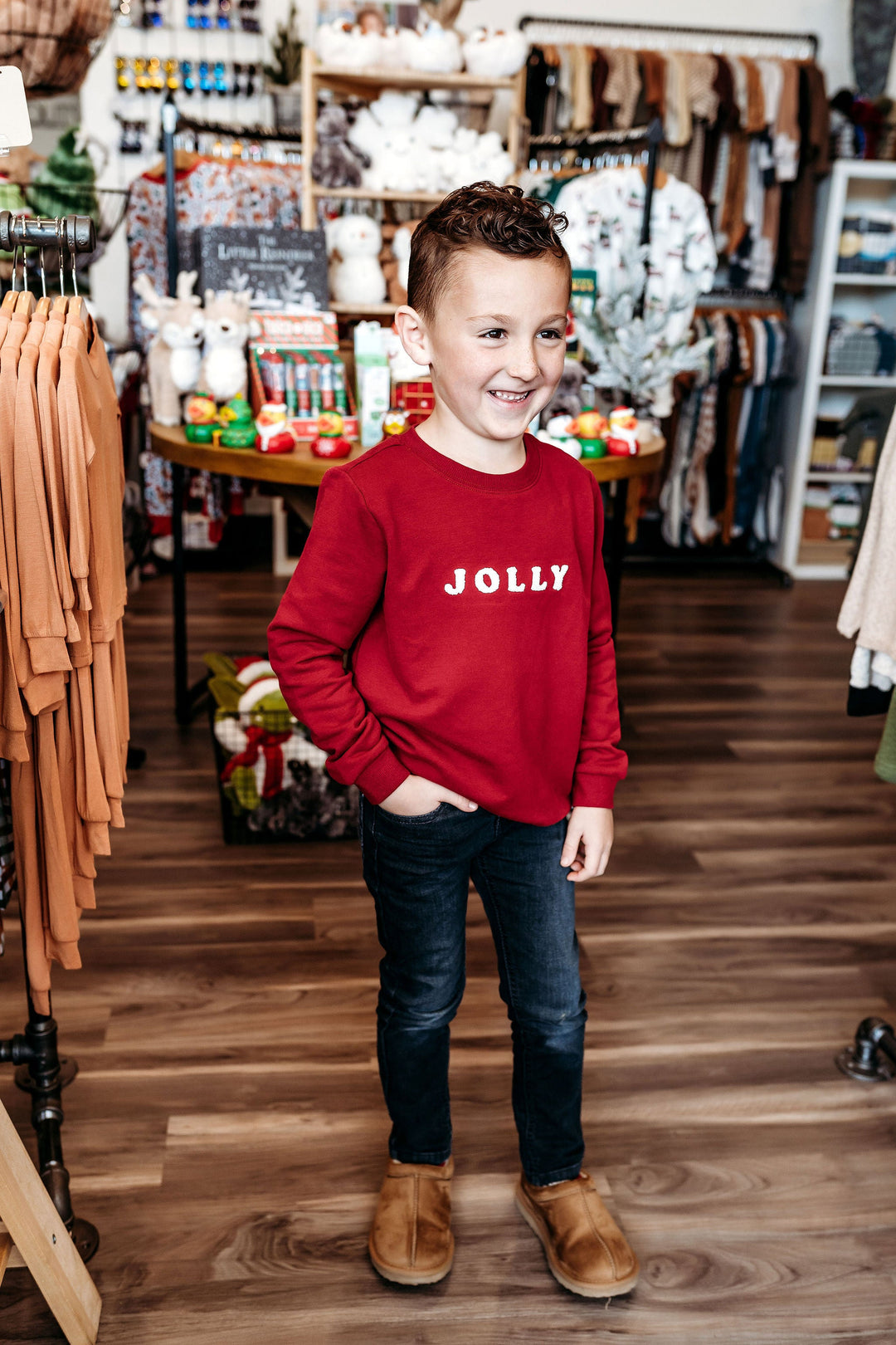 Petit Lem - Jolly Sweatshirt in Red