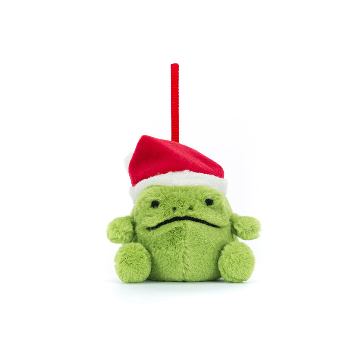 Jellycat Ricky Rain Frog Christmas ornament