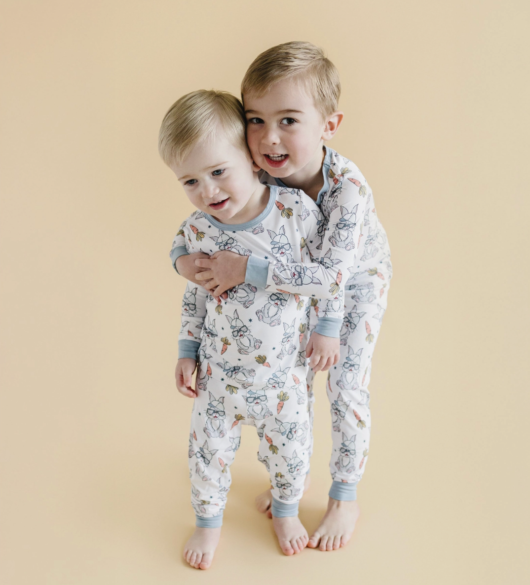 Rad Bunny boys bamboo Easter pajamas