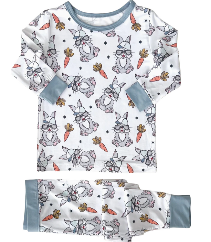 Rad Bunny boys bamboo pajamas