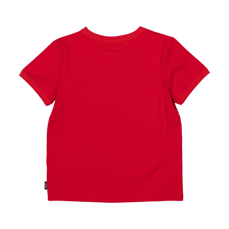 Rock Your Kid Don't Stop Believing Santa tee back