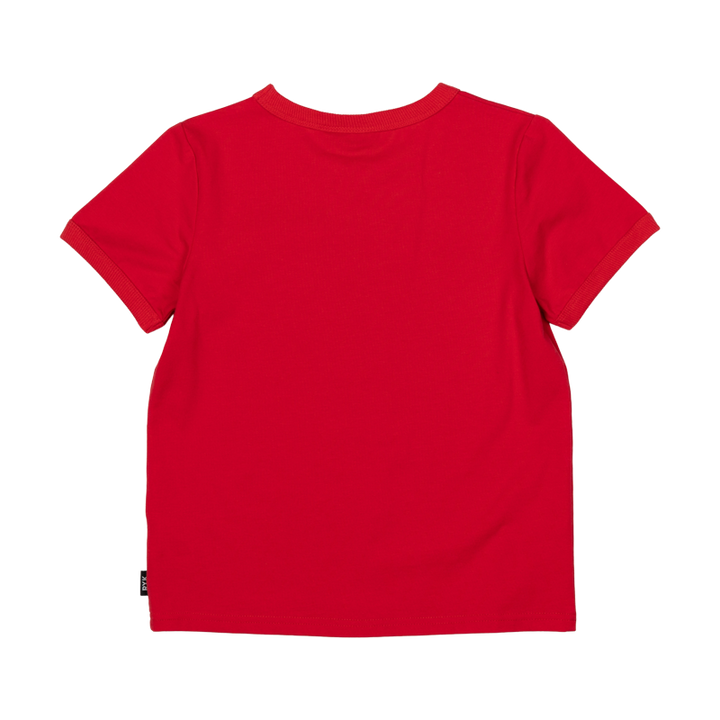 Rock Your Kid Don't Stop Believing Santa tee back