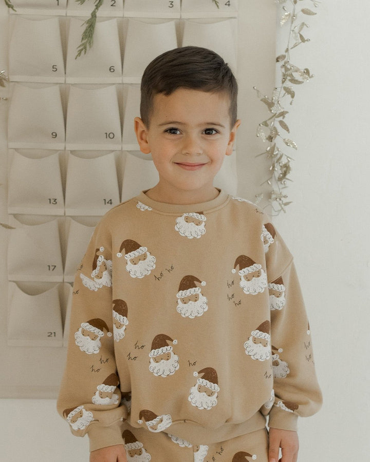 Rylee + Cru Santa sweatshirt for kids