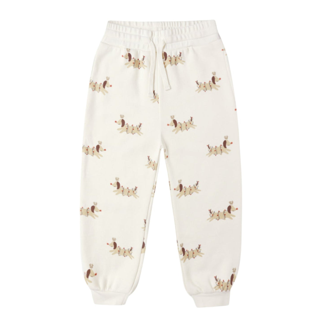 Rylee and Cru Christmas dogs joggers