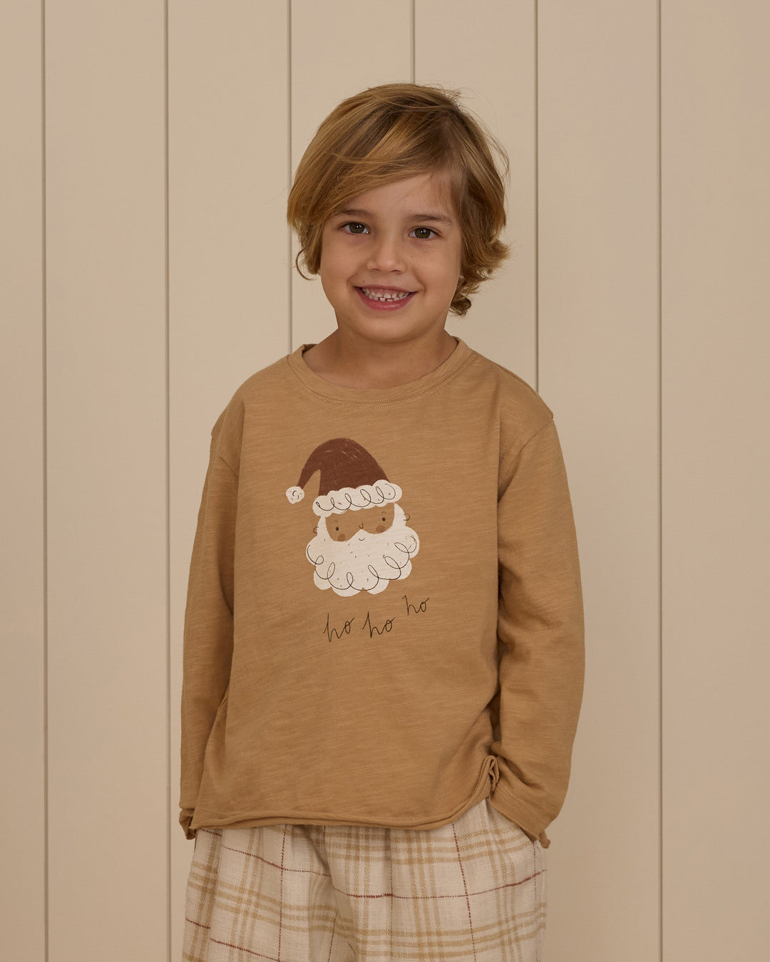 Rylee and Cru Santa long sleeve tee baby