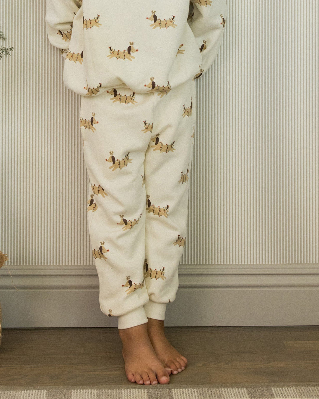 Rylee and Cru boys Christmas dogs joggers