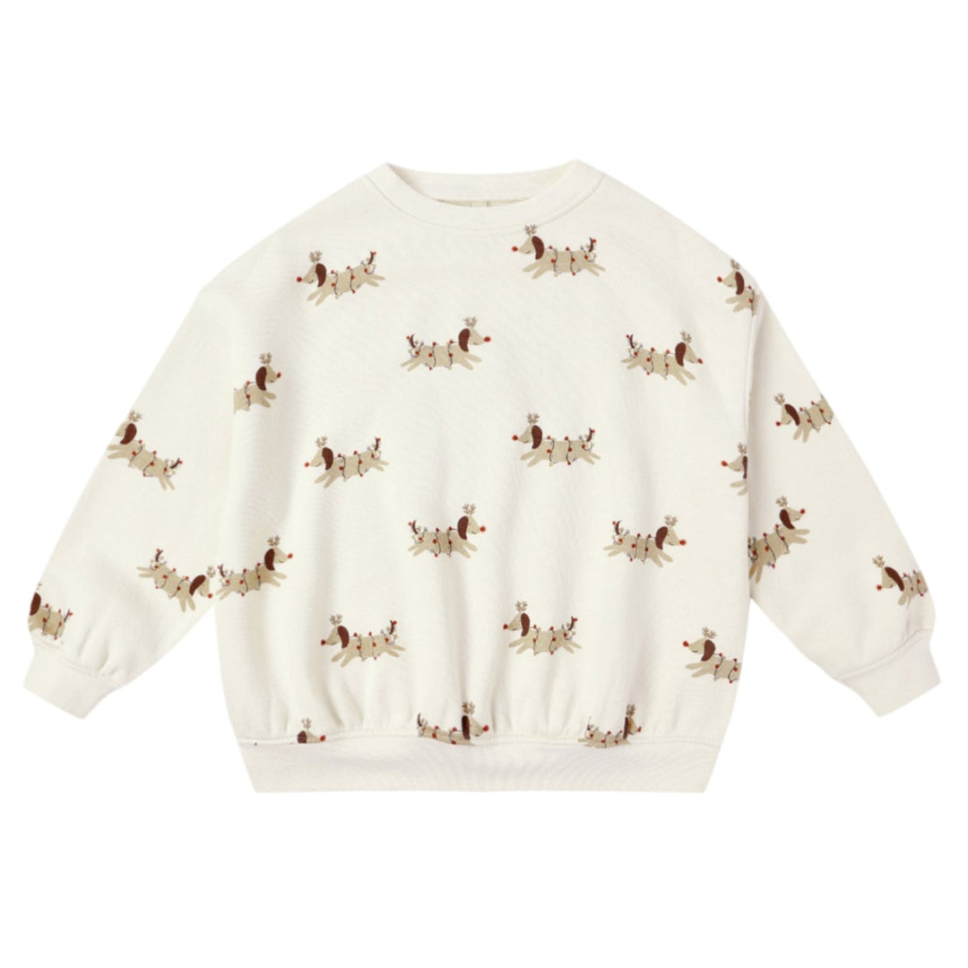 Rylee and Cru kids Christmas dog sweatshirt