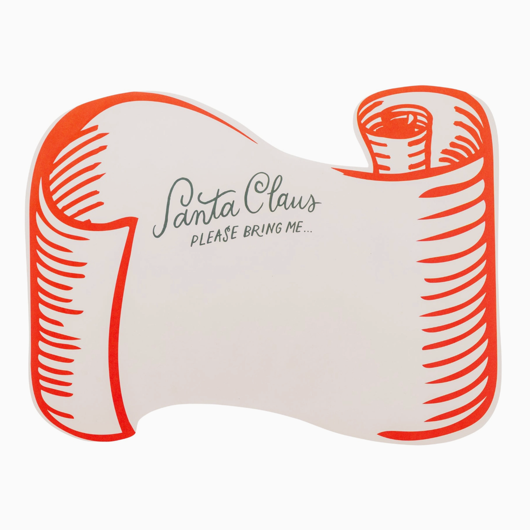 Santa Claus Scroll placemat set