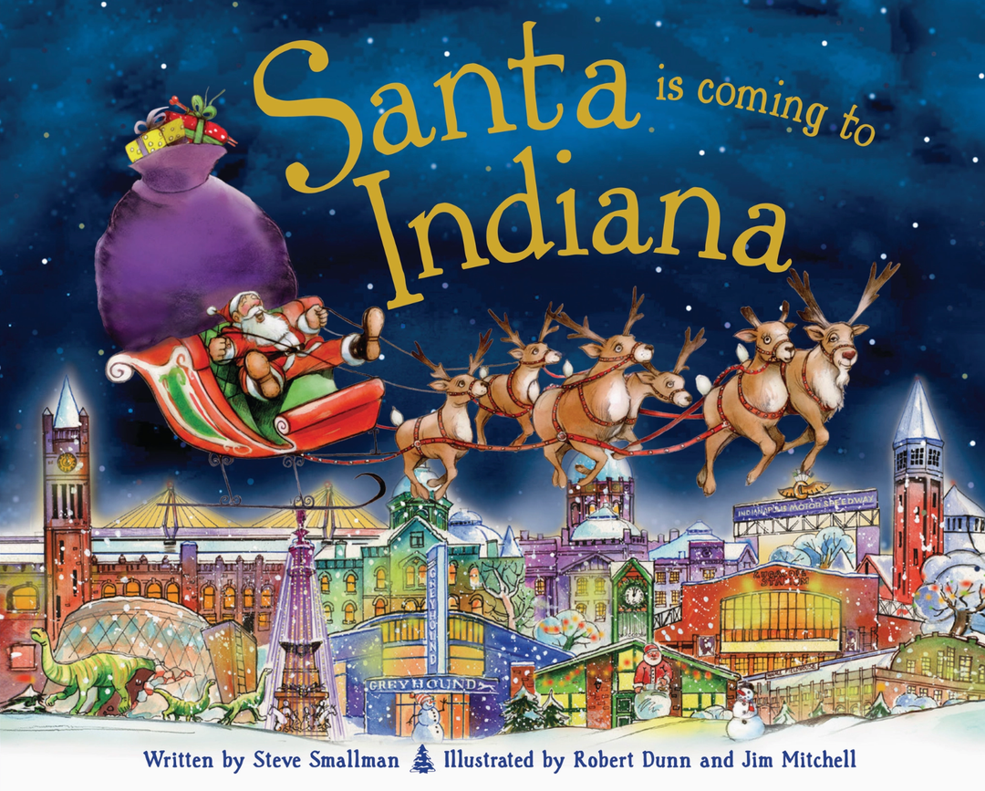 Santa is Coming to Indiana Christmas book