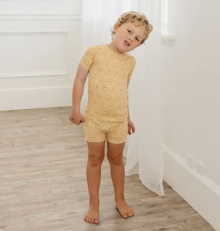 Copper Pearl - Two-Piece Short-Sleeve Pajamas in Vance (5T)