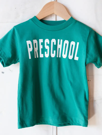 Ambitious Kids - Preschool Tee in Teal Green (2T and 4T)