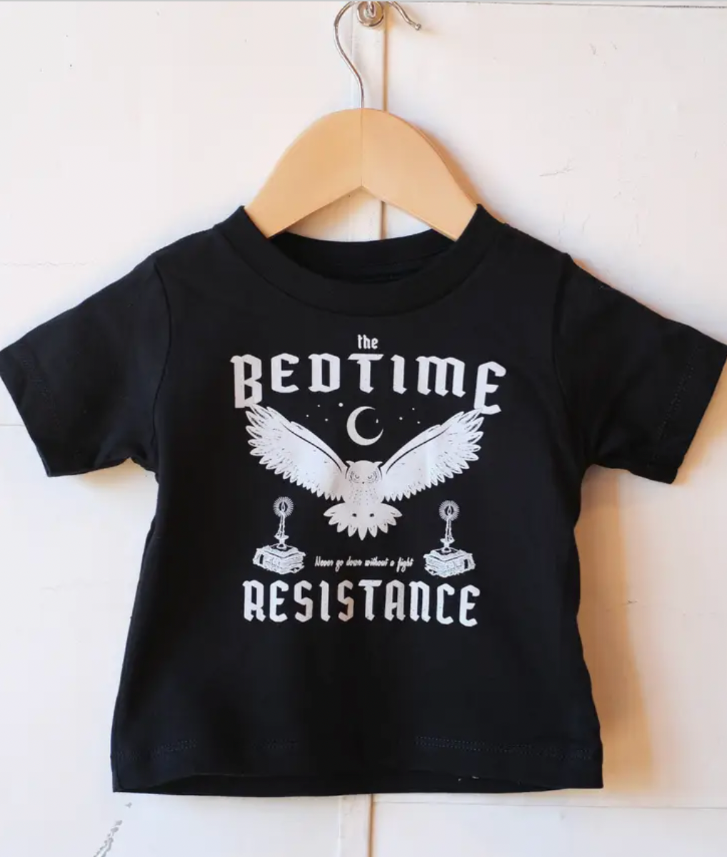 Ambitious Kids - Bedtime Resistance Tee in Black (6-12mo)