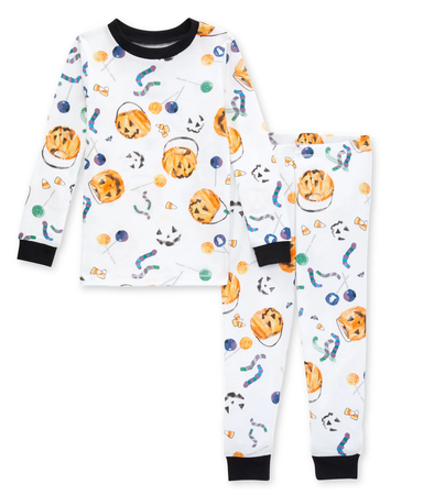 Burt's Bees - Trick or Treats Two-Piece Pajamas in Cloud