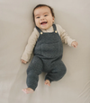 Mebie Baby - Knit Pocket Overalls in Charcoal