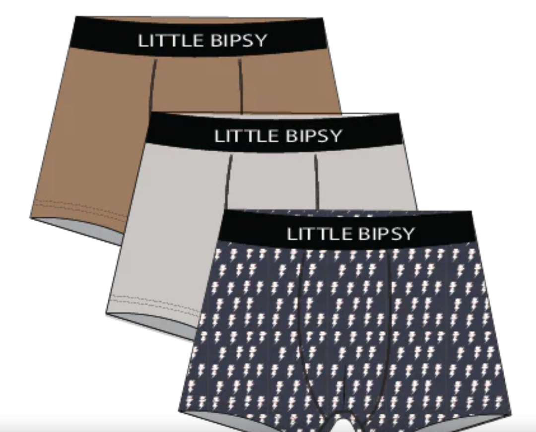 Little Bipsy - Boxer Briefs 3-Pack in Fall Mix