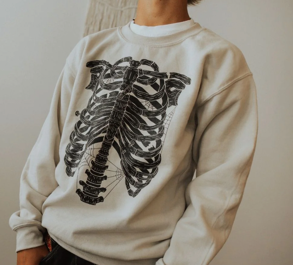 Store Unus Annus Official Skeleton Crewneck Sweater