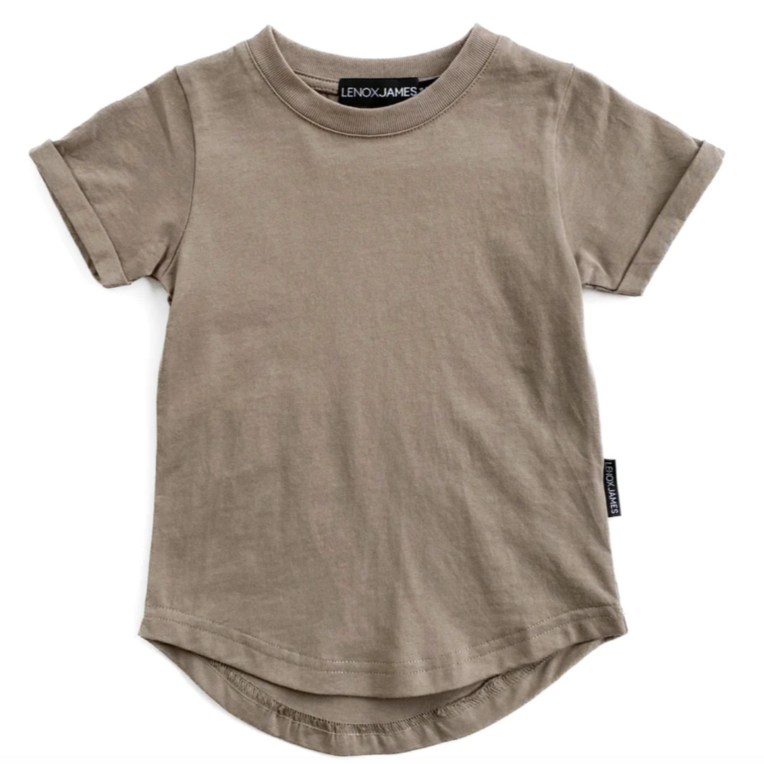 Lenox James basic tee in dune