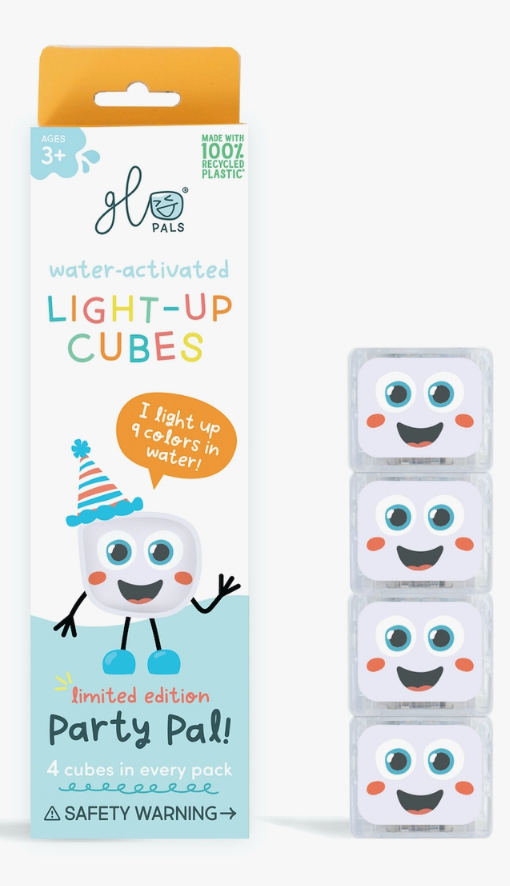 Glo Pals - Water Activated Party Pal Light Up Cubes in Multi-Colors