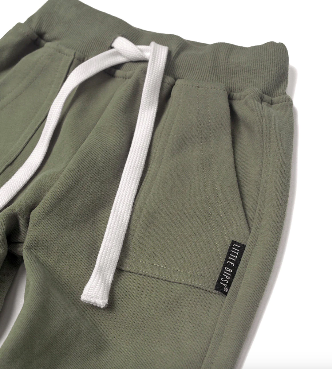 Little Bipsy - Everyday Jersey Joggers in Moss