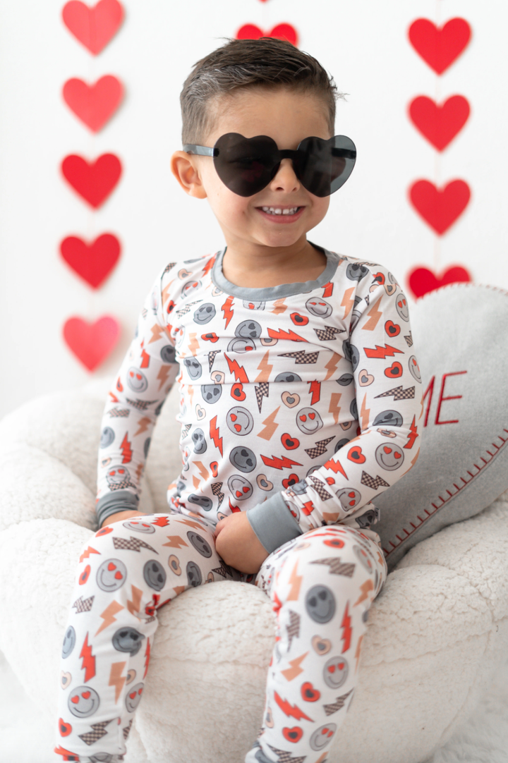 Dream Big Little Co - Electric Love Two-Piece PJs