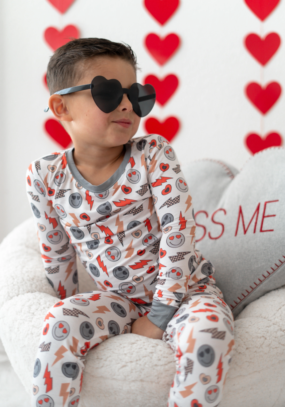 Dream Big Little Co - Electric Love Two-Piece PJs