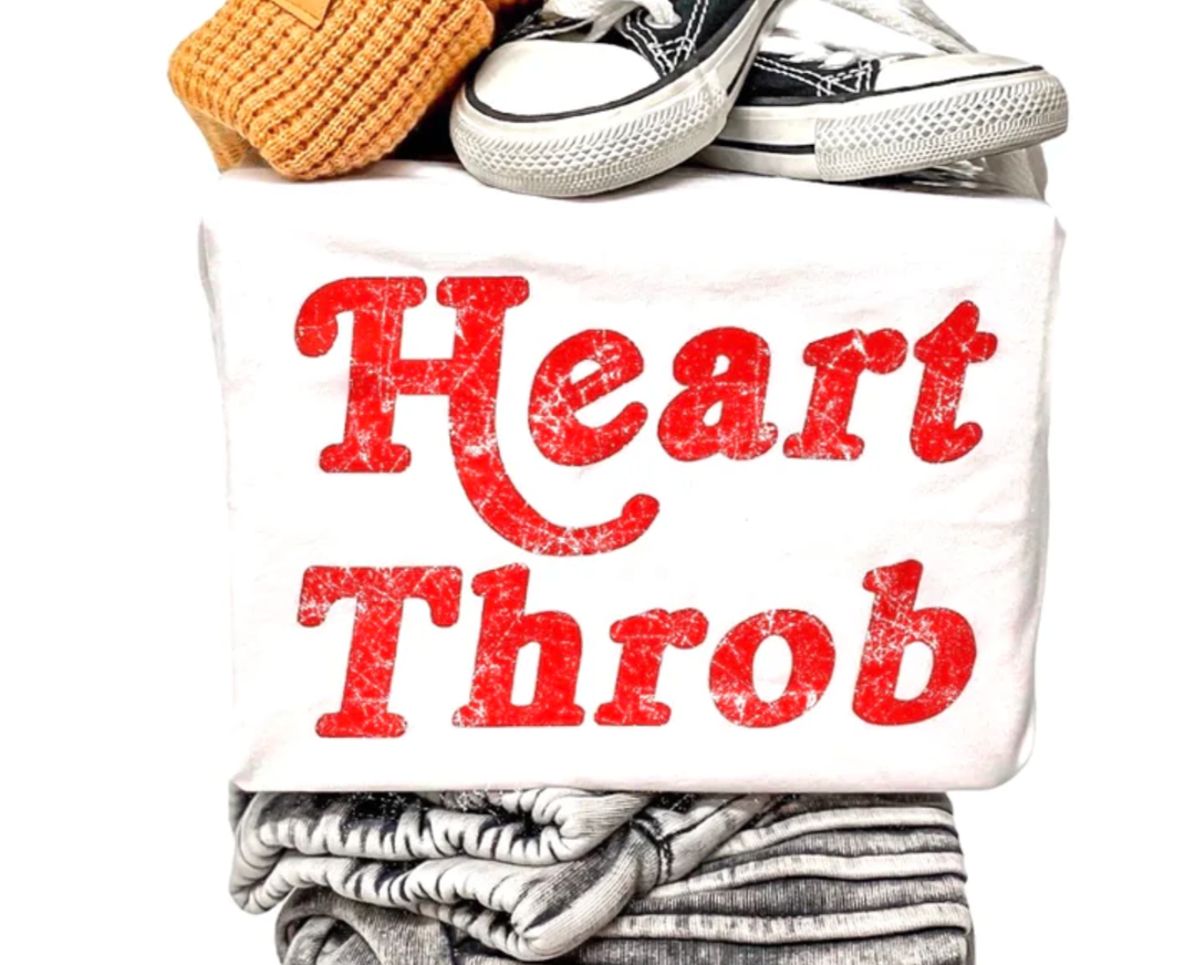 Lenox James - Heart Throb Tee in White