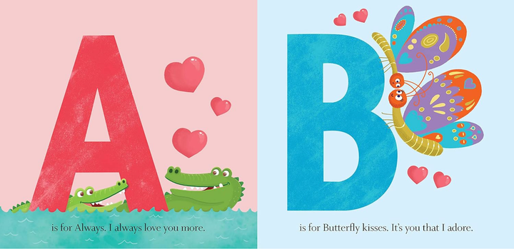 ABC's of Love Board Book by Rose Rossner