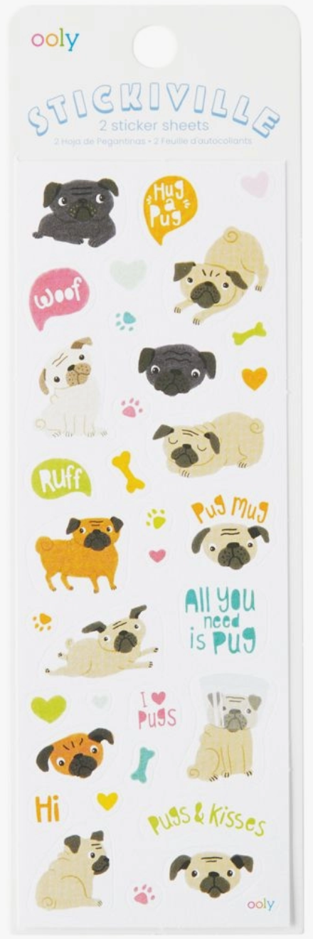 Pug stickers
