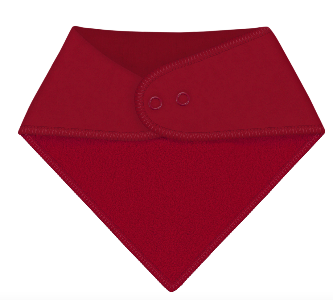 Indiana University Baby Bandana Bib in Crimson