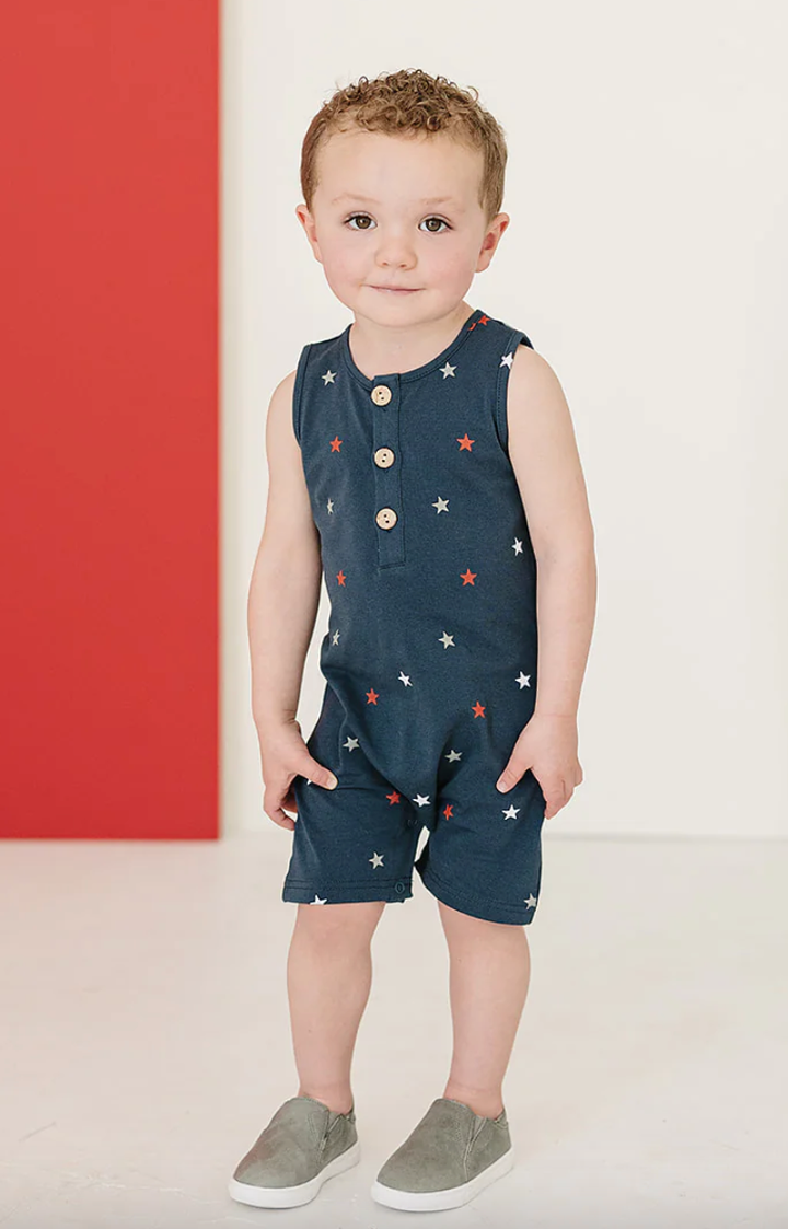 Mebie Baby - Stars and Stripes Tank Romper