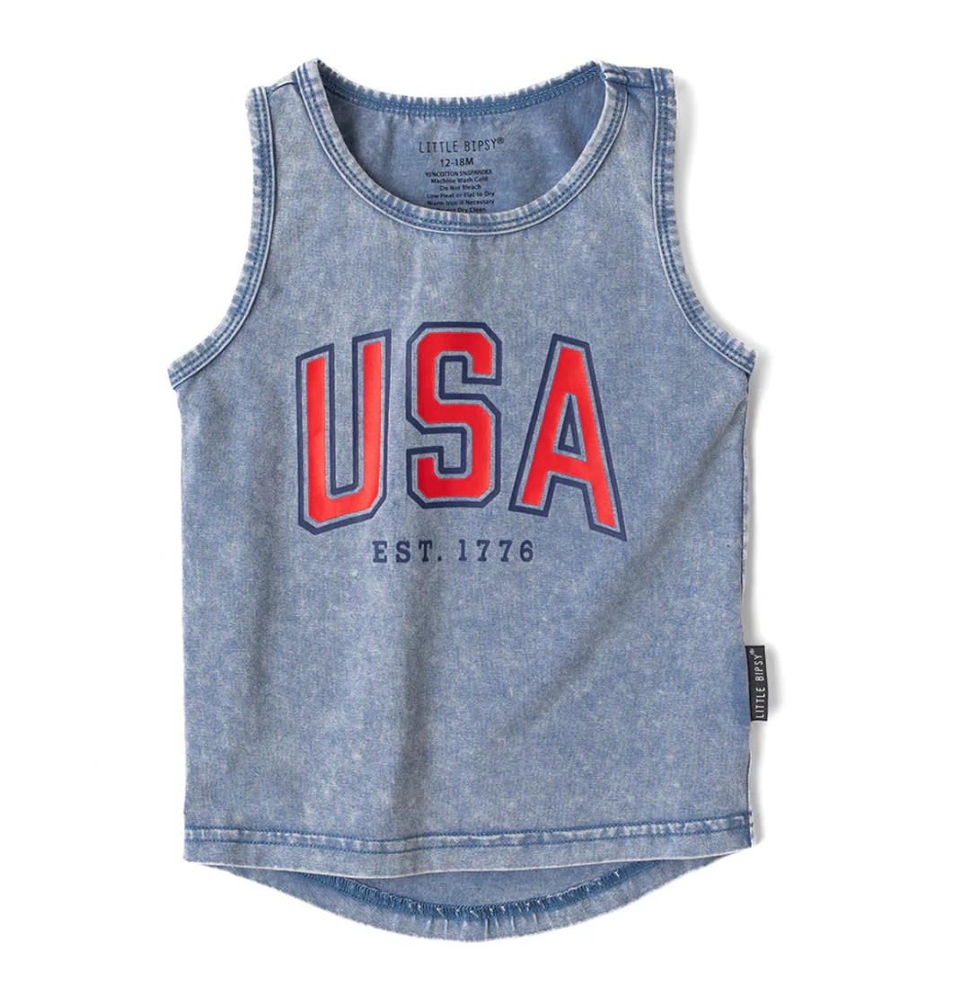 Little Bipsy USA tank top