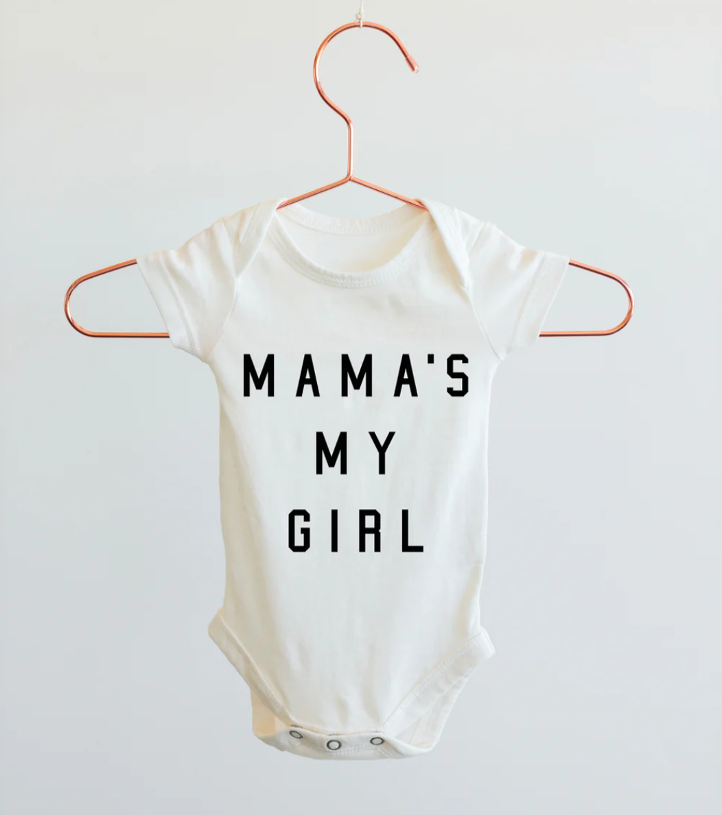 Ford and Wyatt - Mama's My Girl Onesie in Off-White