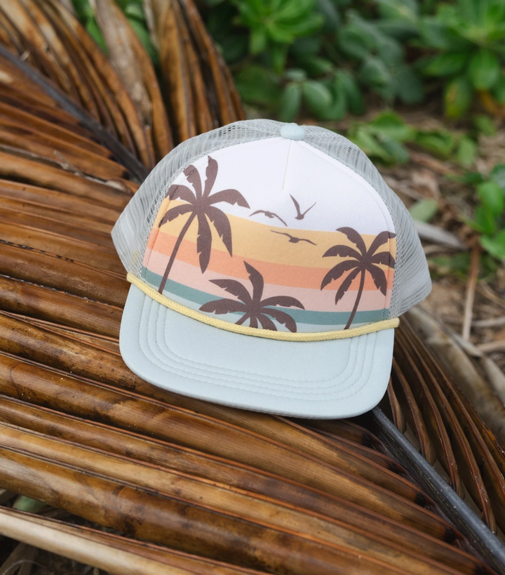 Tiny Whales - Vacation Trucker Hat in Multi-Colors