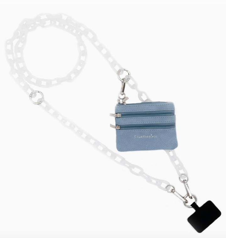 Mom's clip and go crossbody phone chain