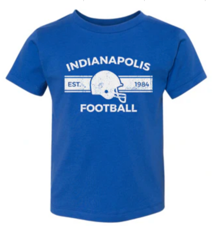 Roman & Leo - Indianapolis Football Tee in Blue