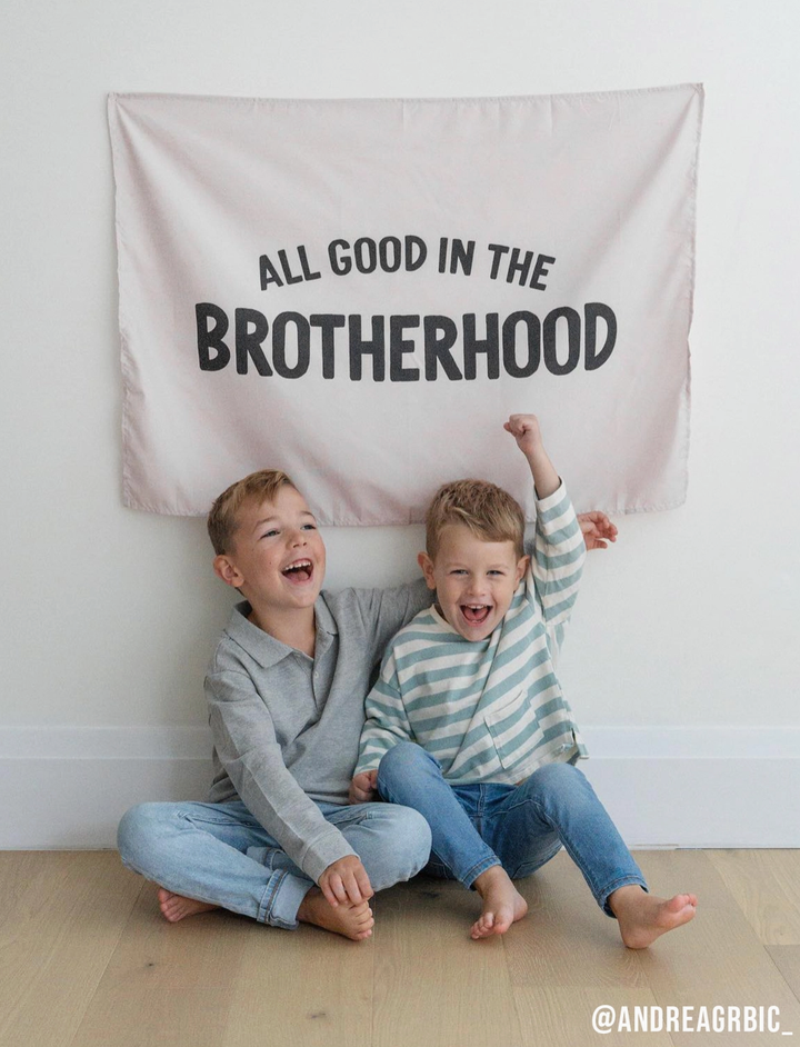 Cherrypick - All Good in the Brotherhood Banner - 36"x26"