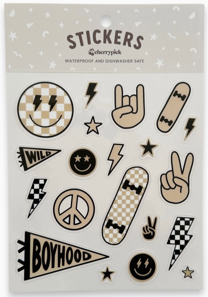 Cherrypick - Boyhood Waterproof Sticker Sheet