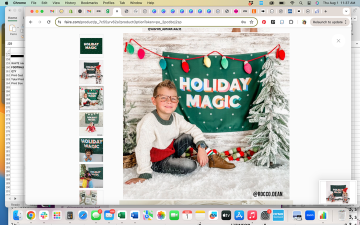 Cherrypick - Holiday Magic Banner - 36"x26"