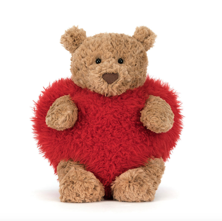 Jellycat -  Bartholomew Bear Heartthrob - 10"