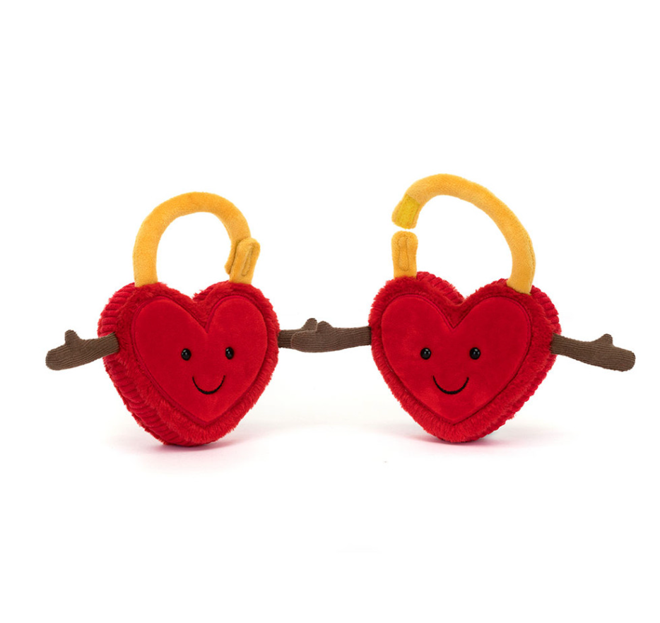 Jellycat -  Amuseables Val & Tina Love Locks- 8"