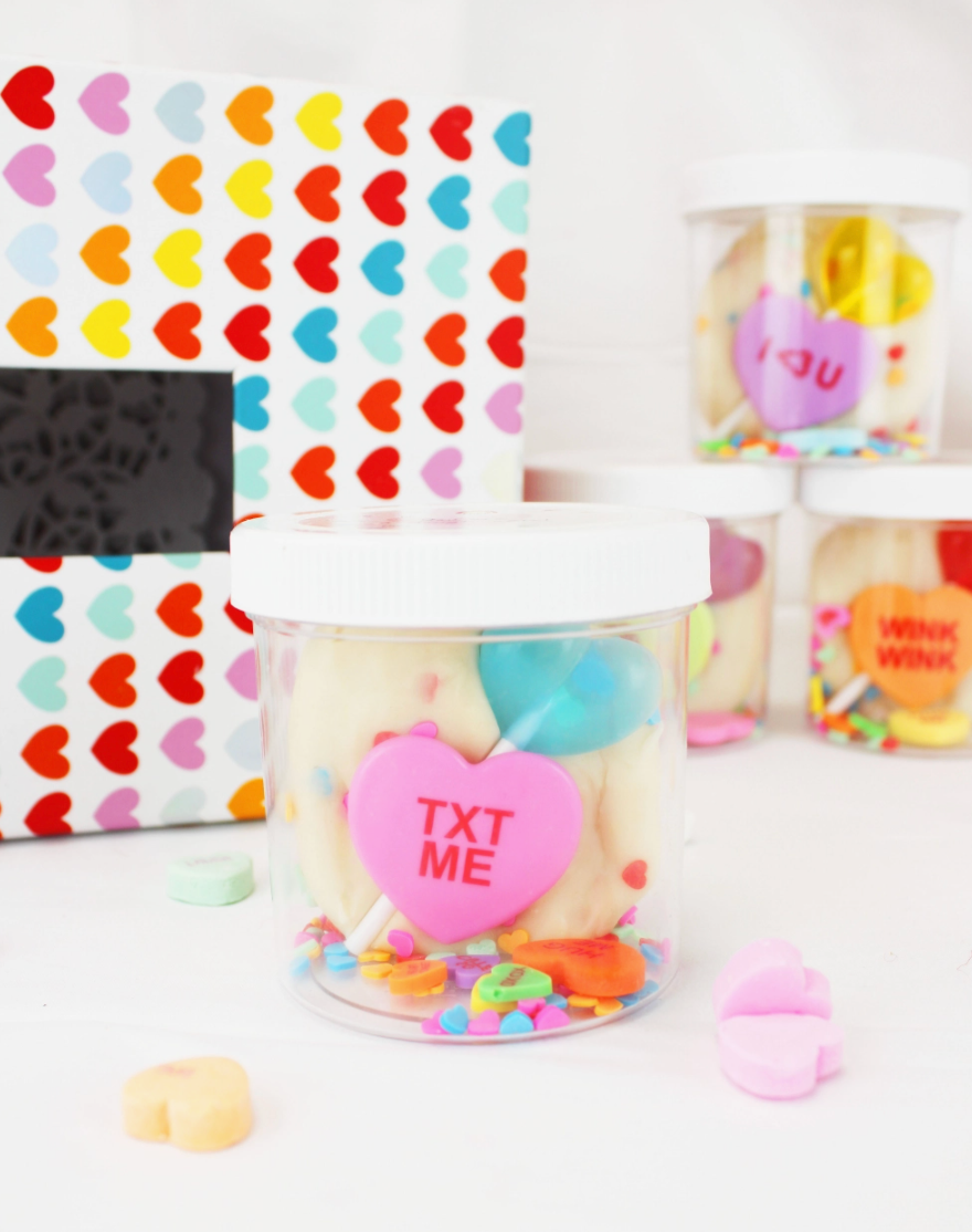 KidDoughs - Valentine Mini Dough-to-Go 8oz Jars - 2 Options