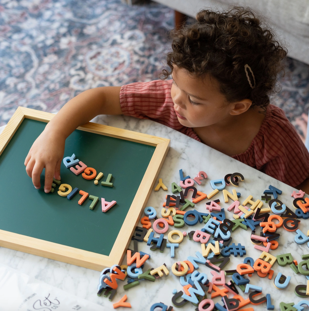 The Type Set Co - 1" 200pc Rainbow Magnetic Letters