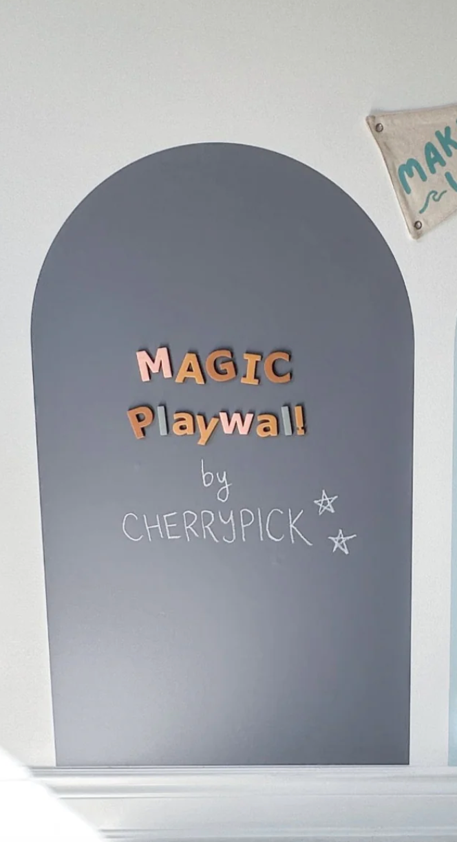 Cherrypick - Magic Playwall, Magnetic Arch Wall Decal for Kids (3 colors)