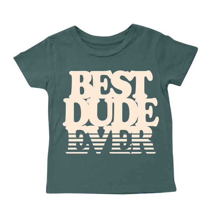 Tiny Whales - Best Dude Ever Tee in Jade