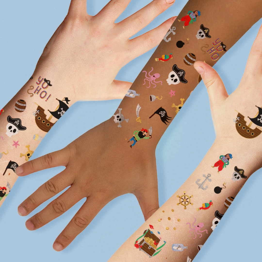 Fun Tats - Pirate Kids Temporary Tattoos