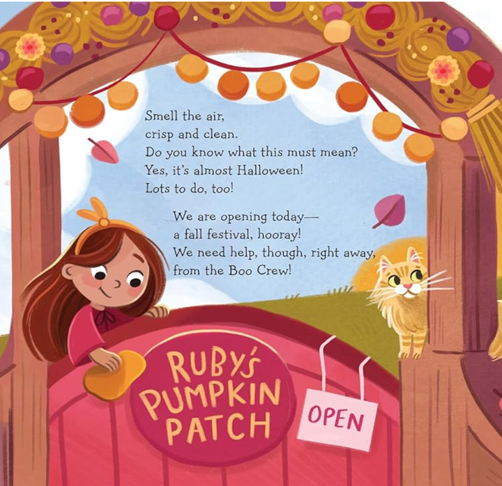 The Boo Crew and the Pumpkin Patch Rescue by Vicky Fang - Hardcover Book